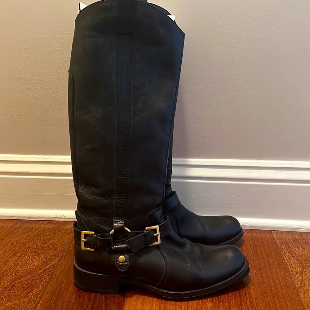 Women’s Miz Mooz Black Leather Boots sz. 8